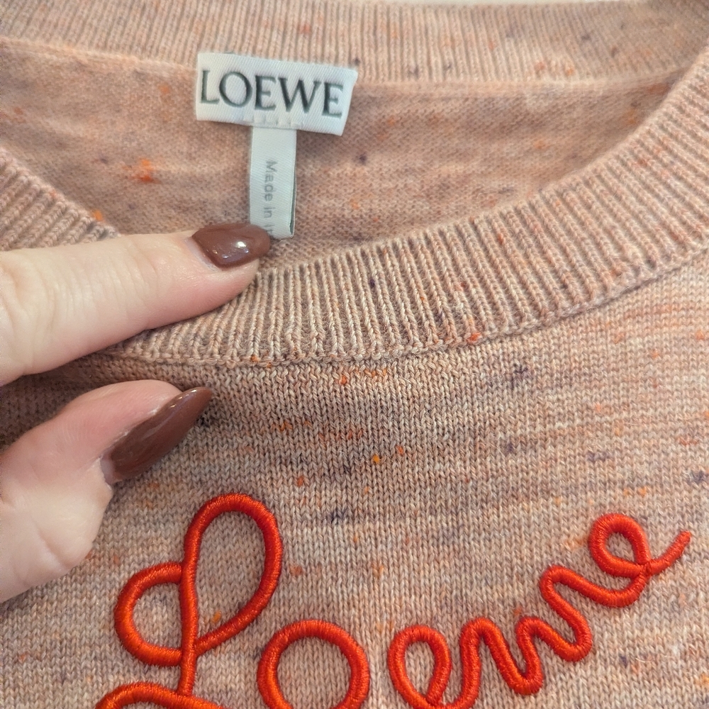 Loewe Embroired Knitted Sweater Top - Picture 3 of 6